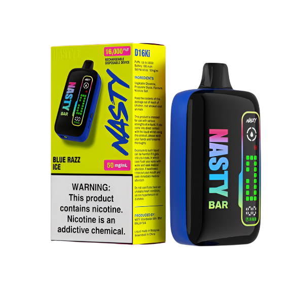 Nasty Bar Blue Razz Ice 16 000
