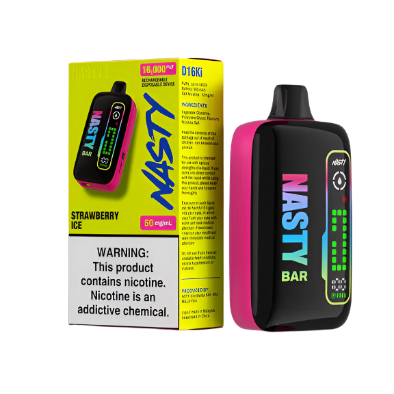 Nasty Bar Strawberry Ice 16 000