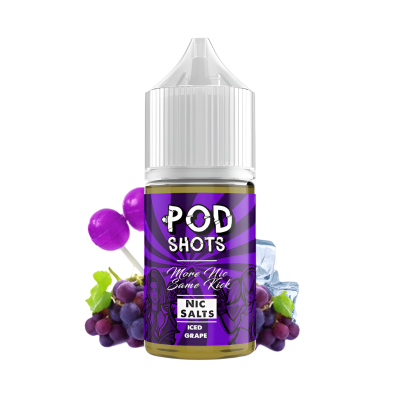 Pod Shots Iced Grape 35mg