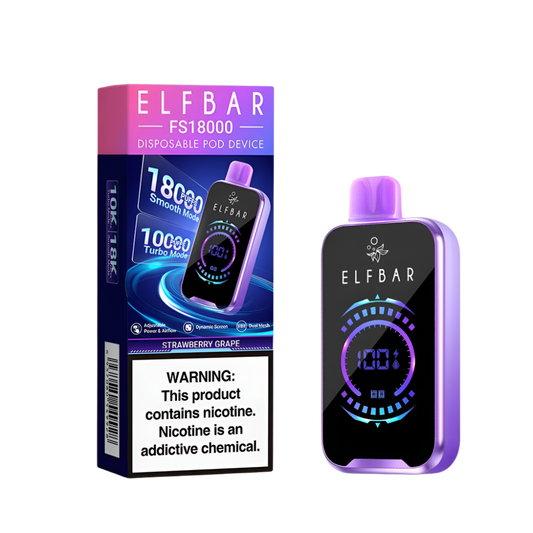 Elfbar 18 000 Strawberry Grape