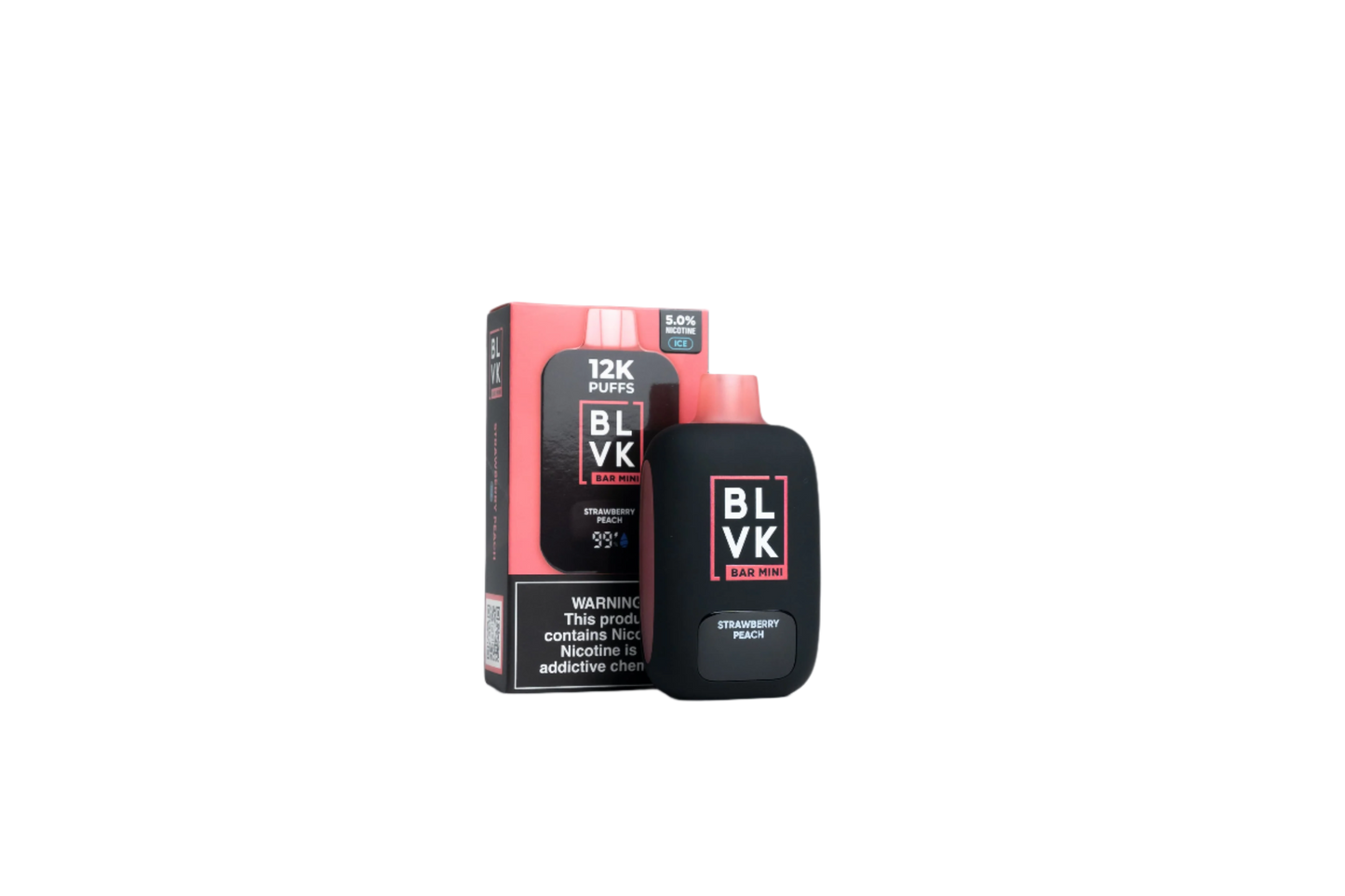 BLVK Bar 12K Strawberry Peach