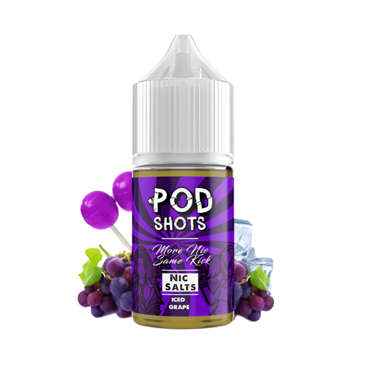 Pod Shots Iced Grape 35mg